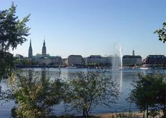 Binnenalster in Hamburg