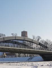 Gedimino castle and Mindaugas bridge