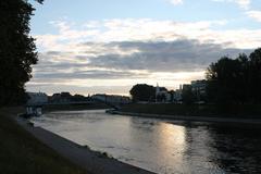 Neris River near Gediminas Castle