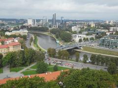 Panoramic view of Vilnius, Lithuania