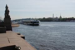 Okhta Center view from sphinxes