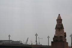 Quay with Sphinxes in Saint Petersburg, Russia