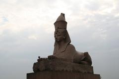 Quay with Sphinxes in Saint Petersburg