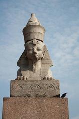 Cultural heritage Sphinx statue in Russia