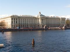 Imperial Academy of Arts building in Saint Petersburg, Russia