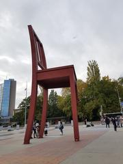 Broken Chair wooden sculpture