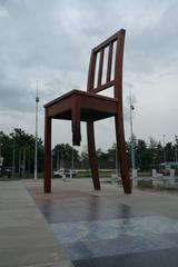 Chair at Place des Nations in Geneva