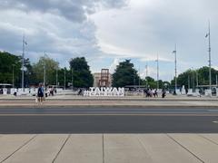 #TaiwanCanHelp installation art in front of the Palace of Nations in Geneva