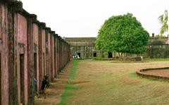 St. Angelo Fort army barracks outside view