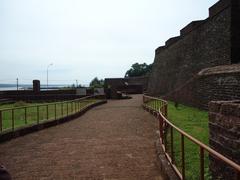 Walkway at St Angelo Fort in Kannur, Kerala