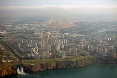 Approach to Antalya Airport