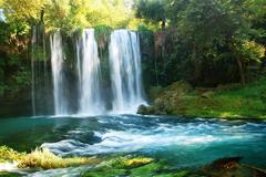 Duden Waterfalls in Antalya, Turkey