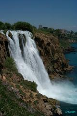 Düden Waterfalls in Antalya in July 2005