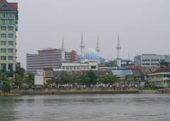 Kuantan skyline view from Kuantan River