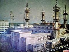 Sultan Ahmad Shah Mosque under construction in Kuantan, Malaysia