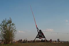 Prague Metronome in Letná Park