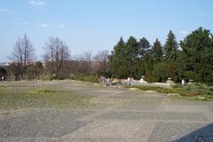 Place near the Metronome at Letná in Prague