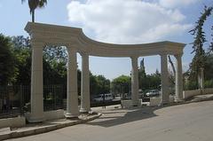 Entrance of Kom el-Shuqafa, Alexandria, Egypt