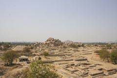 aerial view of Hampi, Karnataka, India