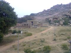 Hampi ancient ruins in Karnataka, India