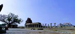 Historical ruins of Hampi, a UNESCO World Heritage Site