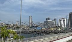 Helix Bridge for Pedestrian in Singapore