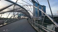 Helix Bridge in Singapore