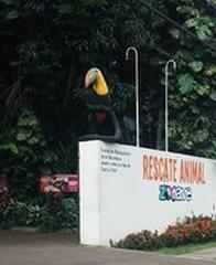 main entrance to Rescate Animal Zoo Ave in La Garita, Costa Rica