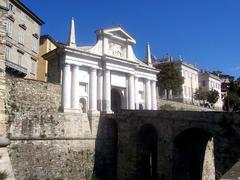 Saint James Gate in Bergamo, Lombardy, Italy