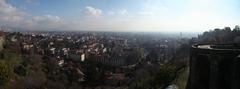 Panoramic view of Bergamo in December 2010