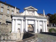 Saint James gate in Bergamo, Lombardy