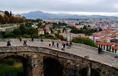 Ramp of the St. James Gate in Bergamo, Italy