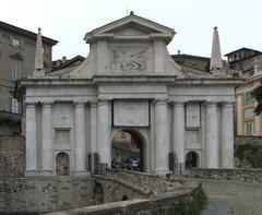 San Giacomo Gate in Bergamo, Italy