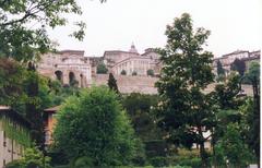 panoramic view of the Old City from Begamo