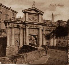 Bergamo Porta San Giacomo circa 1900