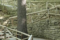 Winding stairs in Toronto Botanical Gardens