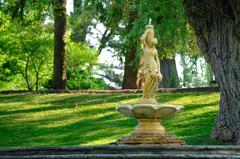 A statue in the Toronto Botanical Garden