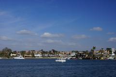 View of Harbor Island and Balboa Island in 2013