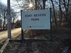 Fort Revere Park entrance sign