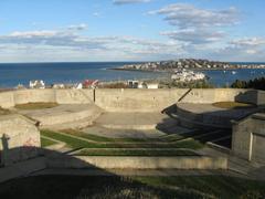 Fort Revere park overlooking Allerton in Hull, Massachusetts