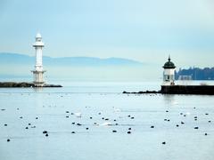 Lac Léman panoramic view