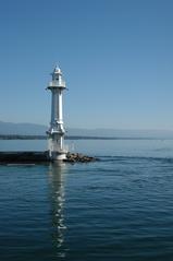 Lighthouse on Lac Leman