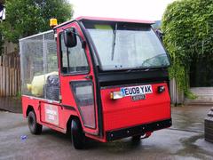 E-Z-GO XI-875 electric truck at London Zoo