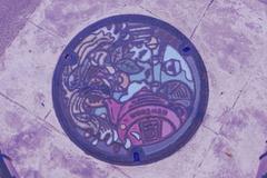 Taipei City artistic rainwater manhole cover