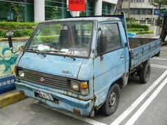 CMC Delica truck on Muzha Road in front of Shih Hsin University's Management School in Taipei