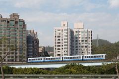 Taipei Metro Wenshan Line train in transit