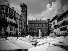 Ceiling of Piazza delle Erbe in Italy