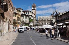 Piazza delle Erbe in Verona