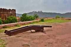 Jaigarh Fort in Rajasthan with green scenic view