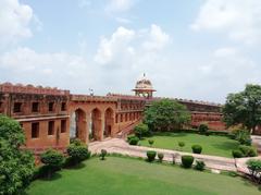 View of Jaigarh Fort in Jaipur, India with its ancient architecture and surrounding landscape